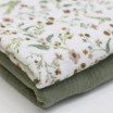 Tissu Double Gaze Impression Numérique - Millefleurs - (Tissu Enfant)