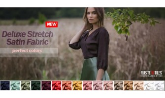 Luxe Stretch Satijn Stof Deluxe Kopen - Hoogwaardige Stof voor Kleding en Bruiloften