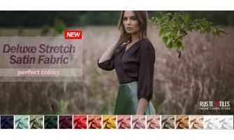 Luxus Stretch-Satin-Stoff Deluxe Kaufen - Hochwertiger Stoff für Kleidung und Hochzeiten