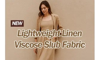 Lichtgewicht Linnen Viscose Slub Stoffen: De perfecte zomerse keuze