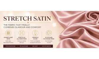 Stretch Satin Fabric – Where Glamour Meets Comfort