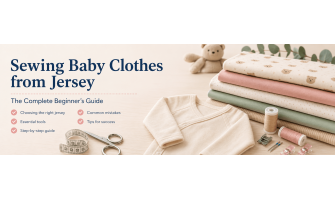 Cucire abbigliamento neonato in jersey: guida principianti