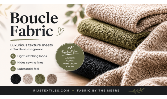 Bouclé : tout ce qu'il faut savoir avant d'acheter votre tissu au mètre