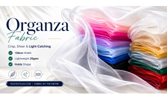 Organza : Guide Complet pour Acheter du Tissu Organza au Mètre