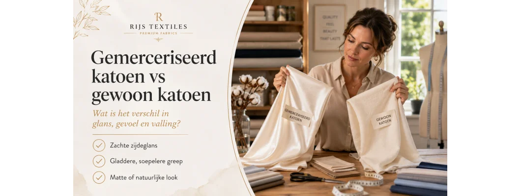 Gemerceriseerd katoen vs gewoon katoen: dit is het verschil