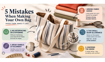 Eine Tasche nähen: die 5 Fehler, die dir das Ergebnis versauen
