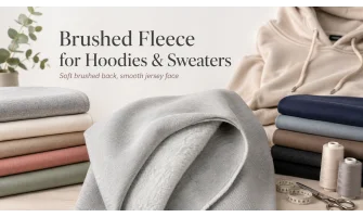 Welke stof kies je voor hoodies en sweaters? Brushed fleece, gsm en samenstelling uitgelegd
