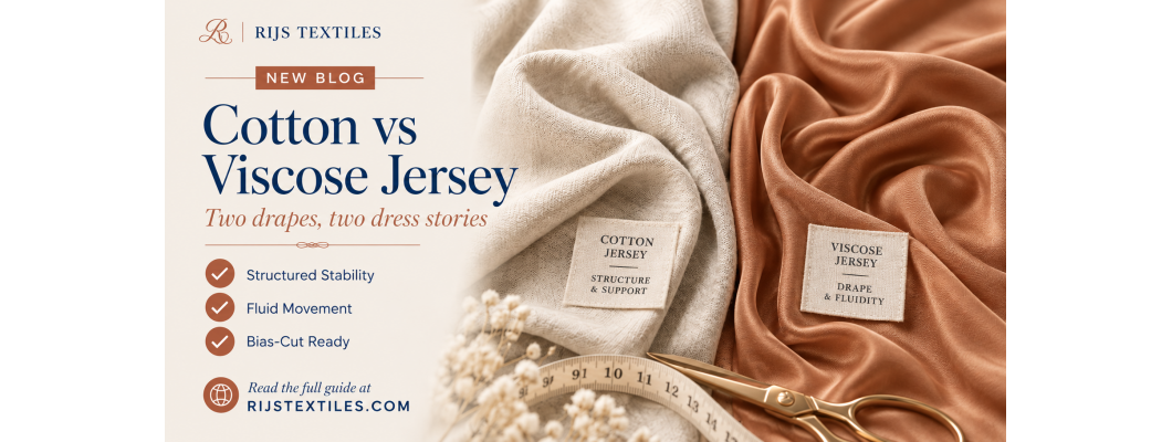 Viscose jersey of chiffon voor je jurk? Dit is het verschil