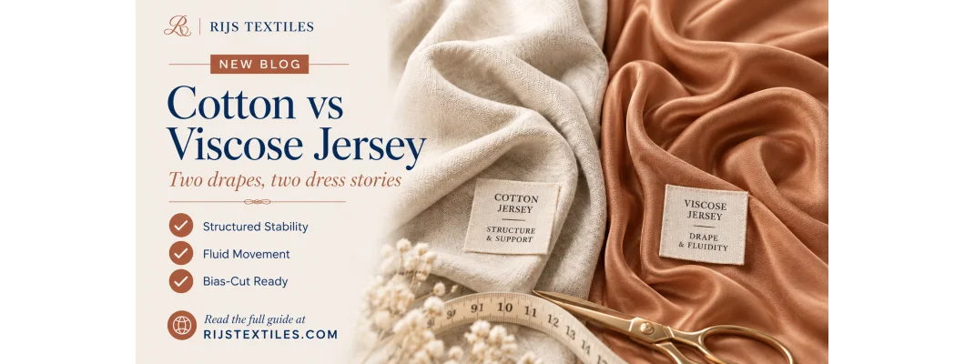 Cotton Jersey vs Viscose Jersey: Which Fabric Wins for Dressmaking? Cotton Jersey vs Viscose Jersey: Which Fabric Wins for Dressmaking?