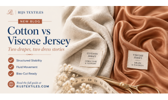 Viscose jersey of chiffon voor je jurk? Dit is het verschil