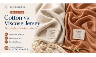 Viskose jersey of chiffon: welke stof wint als je een jurk wil sy?