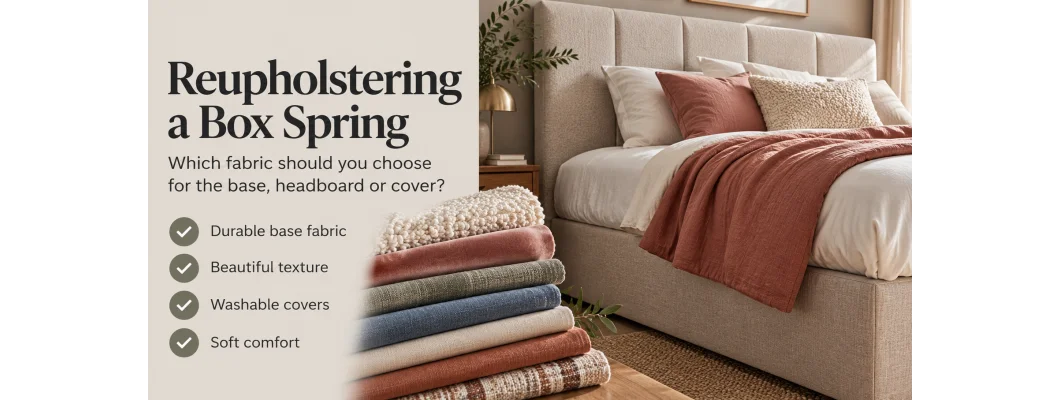 Boxspringbett neu beziehen: Welcher Stoff hält das wirklich aus? Boxspringbett neu beziehen: Welcher Stoff hält das wirklich aus?