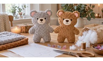 Sew a Teddy Bear: Free Pattern for a Safe Cuddly Toy