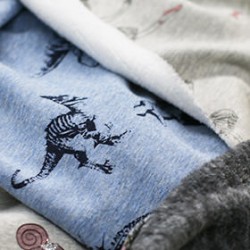 Felpa In Pile Stampato Scatola a Sorpresa 10 x 1 Metro