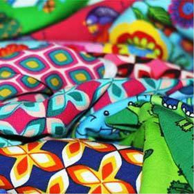 Tissu Jersey Imprimé Boite Surprise 10 x 1 Mètre - (Vente De Tissu Au Mètre)