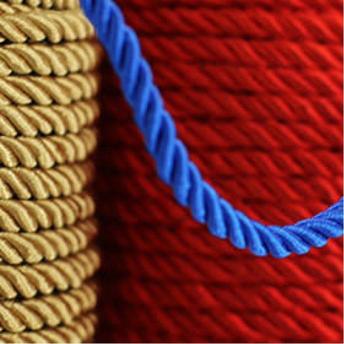 Cordelette En Satin 5mm 5 Couleurs x 25 Mètre Package Bundle - (Mercerie)