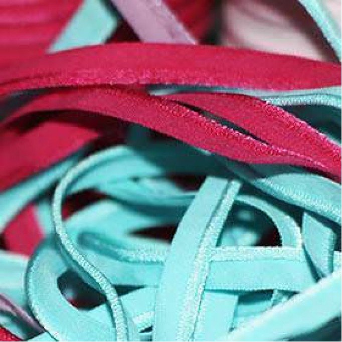 Piping Elastico 8mm 5 Colori x 25 Metri Pacchetto Bundle - (Outlet Del Tessuto)