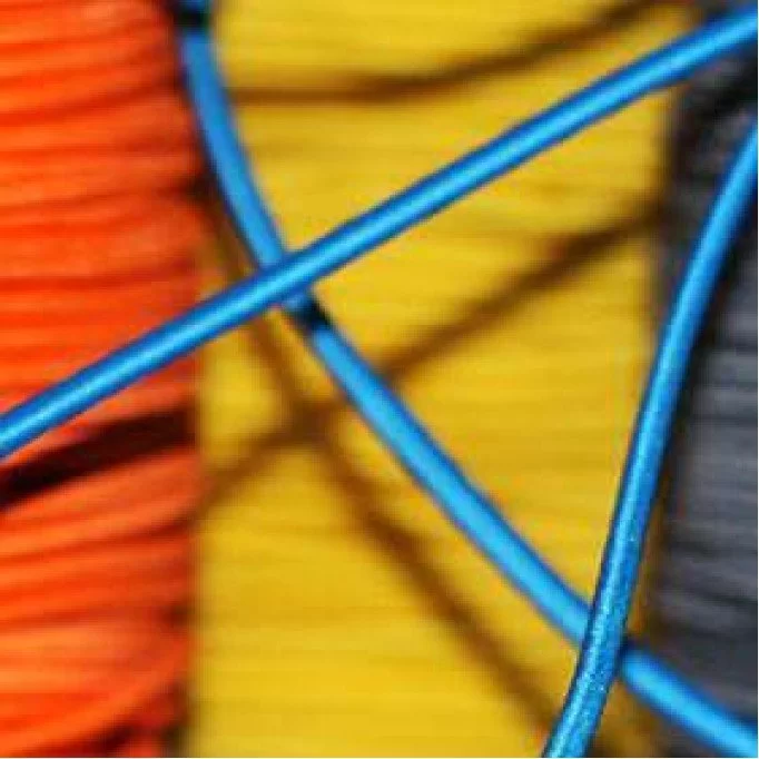 Elastisch Koord 3mm 5 Kleuren x 50 Meter Bundel Pakket - (Elastisch Koord 3mm)