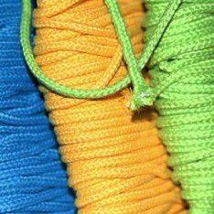 Corda Di Cotone 5mm 5 Colori x 50 Metri Pacchetto Bundle