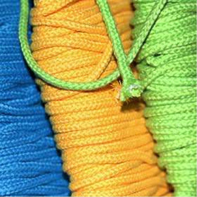 Baumwollkordel 5mm 5 Farben x 50 Meter Bundle Paket - (Baumwollkordel 5mm)