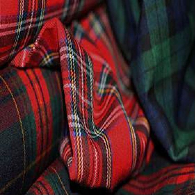 Scottish Tartan Fabric Surprise Box 10 x 1 Meter - (Fabric Outlet)