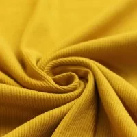 Rib Jersey uni stof