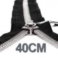 40CM Zippers YKK Metal