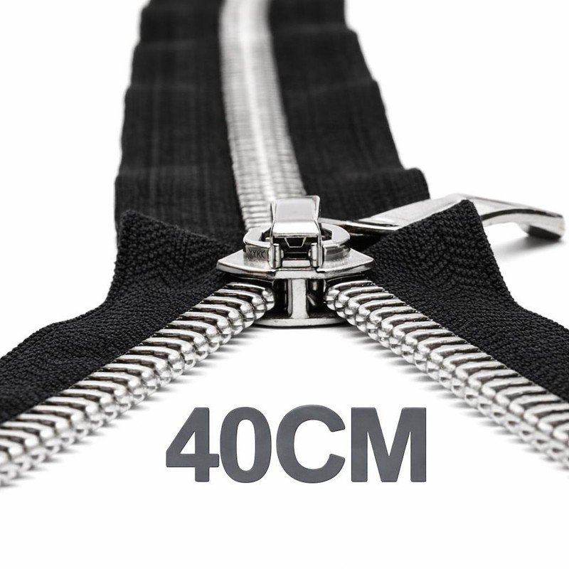 40cm Zippers YKK Metal