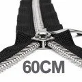 60CM Zamek Błyskawiczny Rozdzielny Metalowy YKK