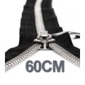 60CM Zippers YKK Metal