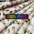 Jersey Cotton Fabric Digital Print