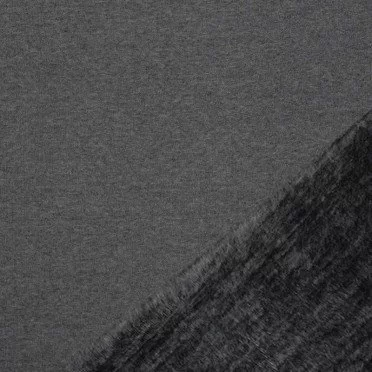 Sweatshirt Fleece Fabric Dark Grey Melee - (Sweatshirt Fleece Fabric)