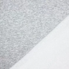 Alpenfleece Sweatshirt Stof Licht Grijs Gemeleerd Alpenfleece Sweatshirt Stof Licht Grijs Gemeleerd