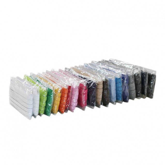 Ruban Élastique Résistant 15mm 5 Couleurs x 25 Mètre Package Bundle - (Ruban Élastique)