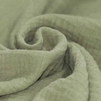 Muślin Bawełniany Brzoskwinia Oliwek Muślin Bawełniany Brzoskwinia Oliwek
