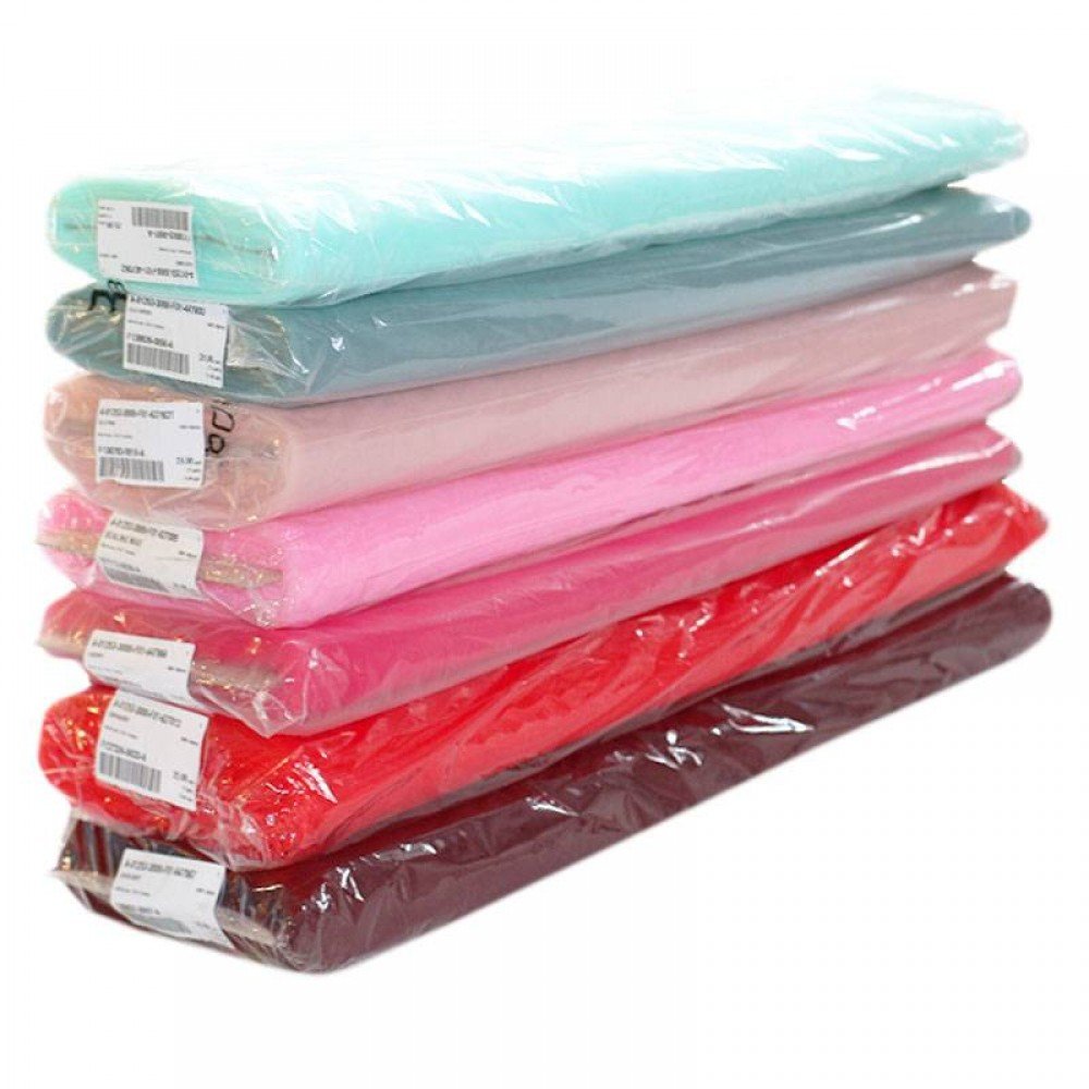 Fijne Tule Stof 300CM Breed 7 Kleuren 25 Meter Pakket Fijne Tule Stof 300CM Breed 7 Kleuren 25 Meter Pakket