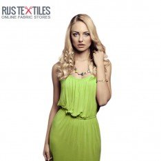 Viscose Jersey Stof Lime
