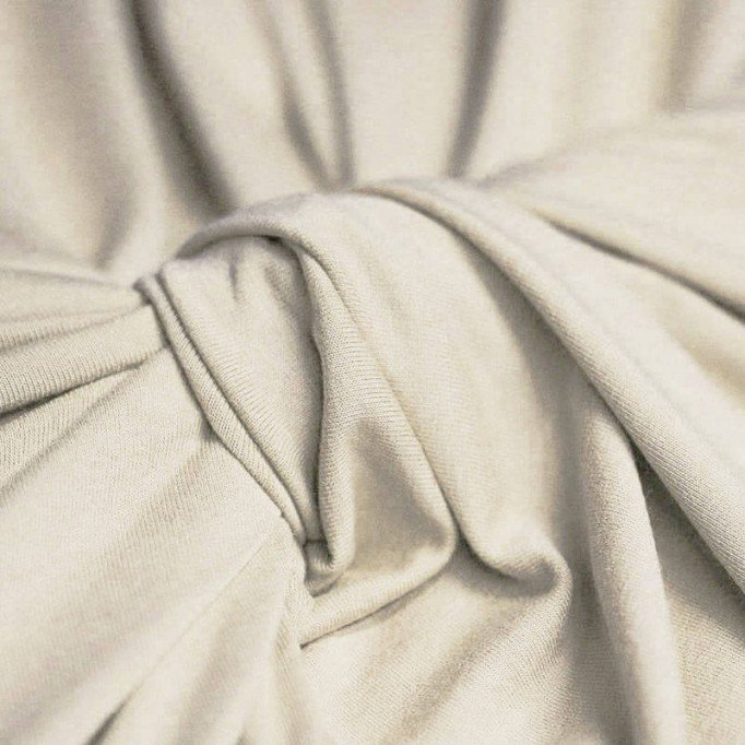 Tissu Viscose Jersey Sable - (Tissu Jersey Viscose)