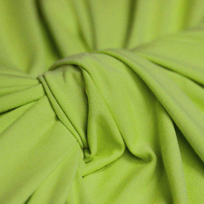 Viscose Jersey Stof Lime - (Viscose Jersey Stoffen )