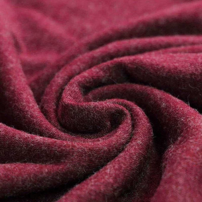 Angora Jersey Stoff Bordeaux - (Modestoffe)