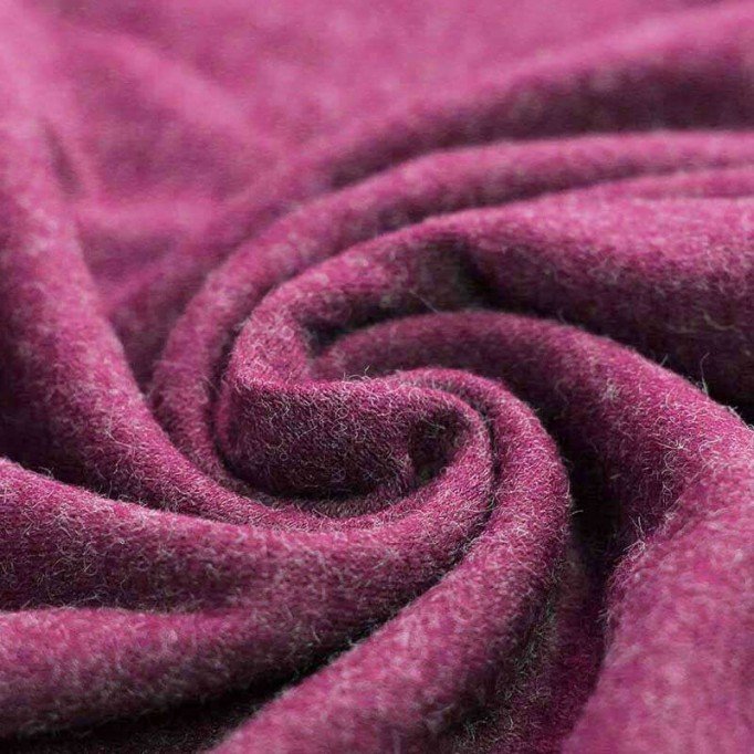 Angora Jersey Stof Kardinaal - (Mode Stoffen)