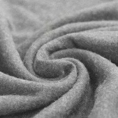 Angora Jersey Stoff Grau Melange