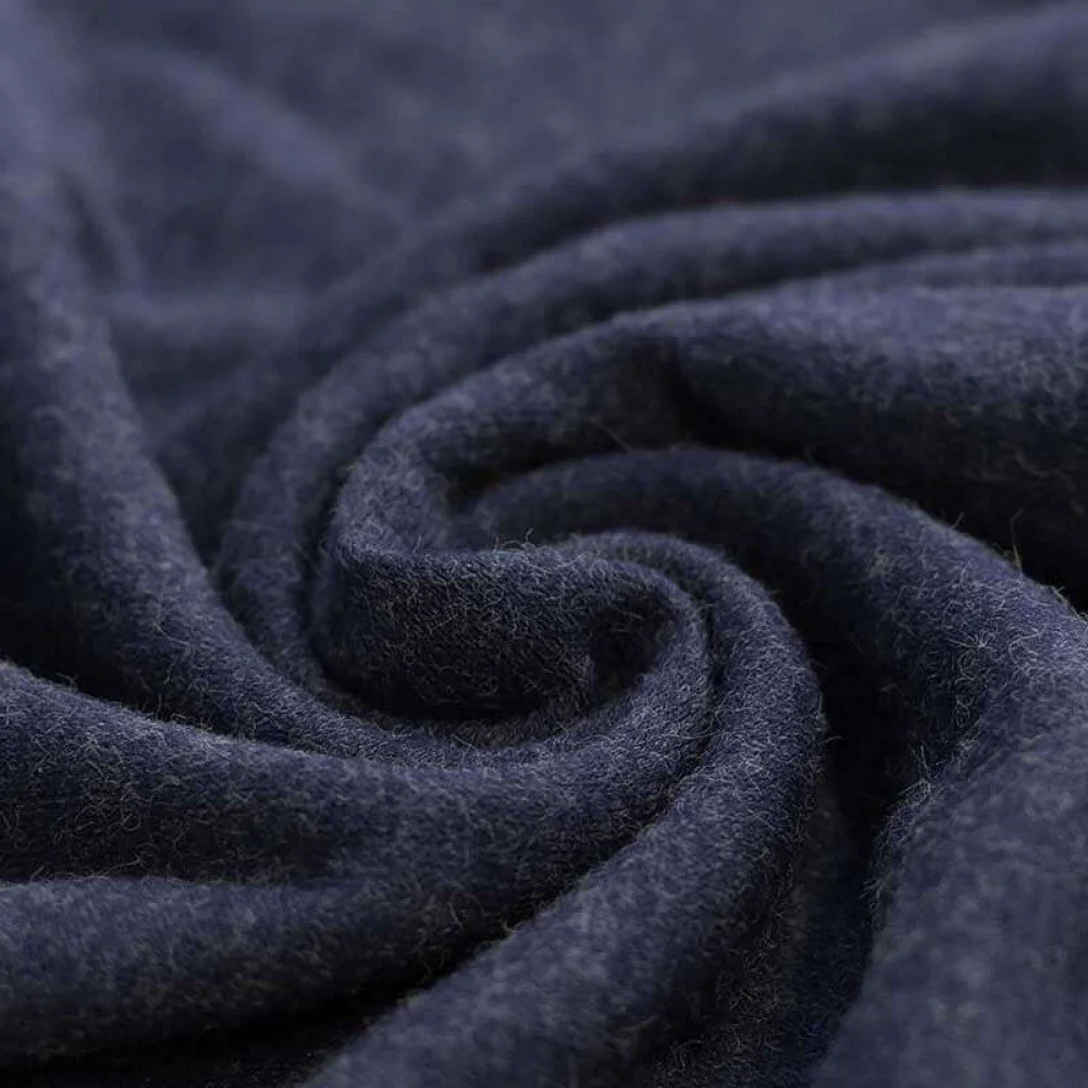 Angora Jersey Fabric Navy