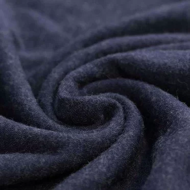 Tessuto a Maglia Di Angora Marina - (Tessuti Moda)