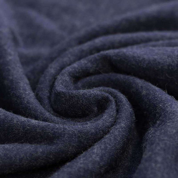 Angora Jersey Stof Marine - (Mode Stoffen)