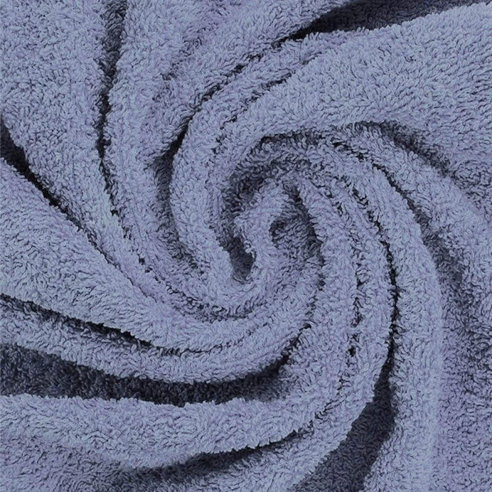 Tessuto Spugna Di Cotone Jeans