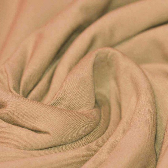 Cotton Jersey Knit Fabric Camel Cotton Jersey Knit Fabric Camel