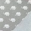 Tissu Jacquard Big Knit - Éléphant Gris - (Tissus Deco)