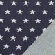 Big Knit Jacquard Fabric - Stars Navy Big Knit Jacquard Fabric - Stars Navy