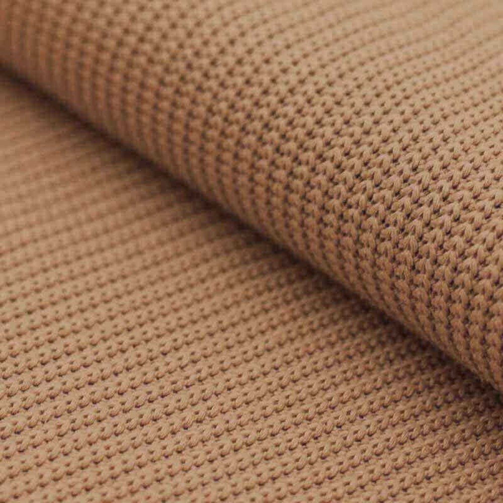 Big Knit Fabric Camel